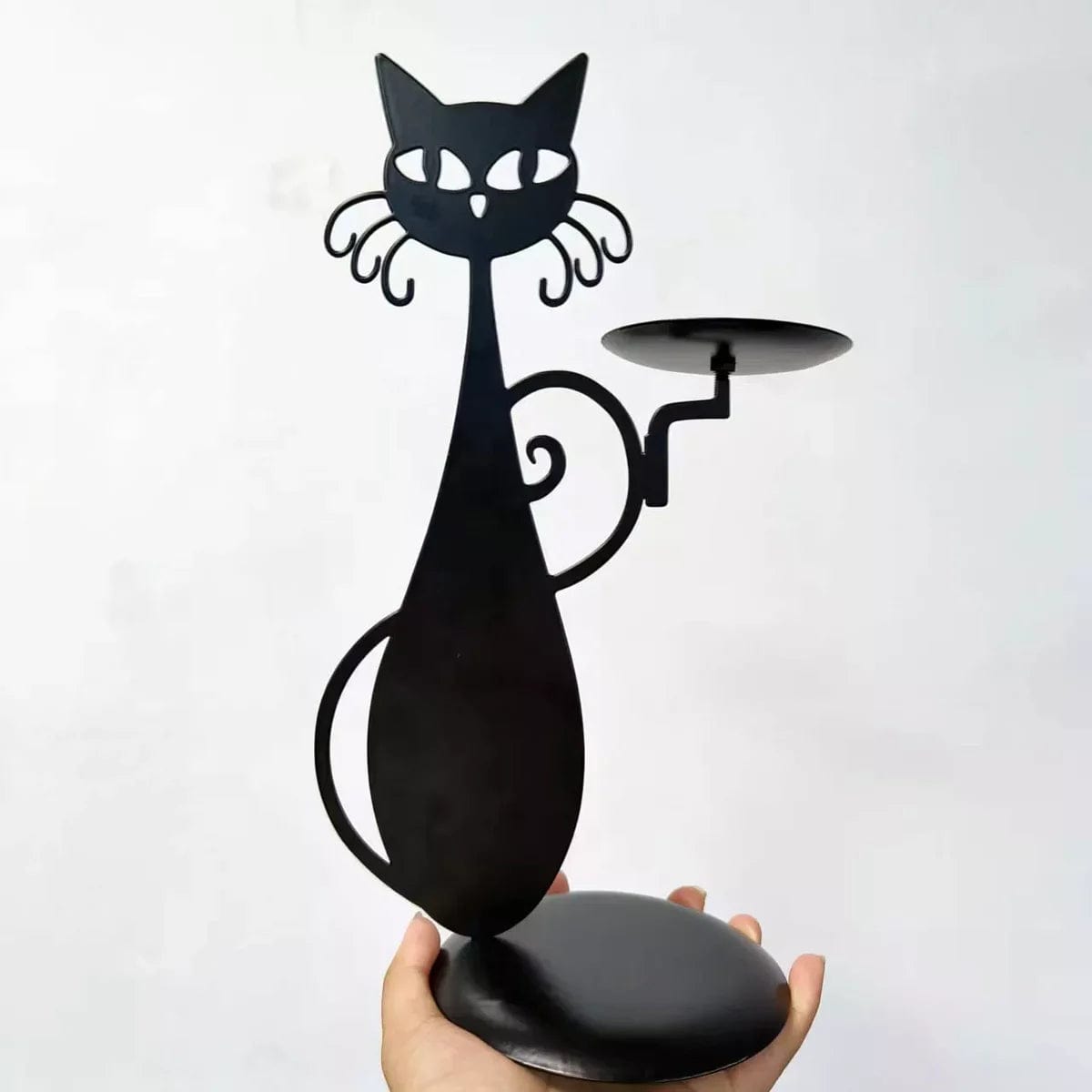 Ecup Black Cat Candle Holder | Een uniek decoratie stuk voor jouw huis!